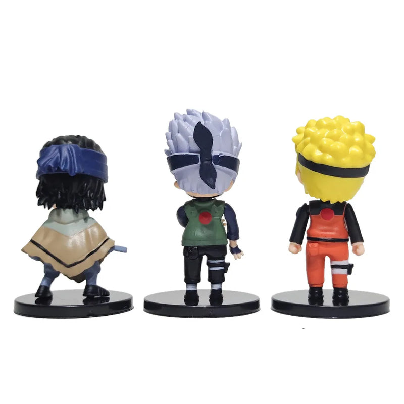 12 peças Anime Naruto Shippuden Hinata Sasuke Itachi Kakashi Gaara anime PVC Figures