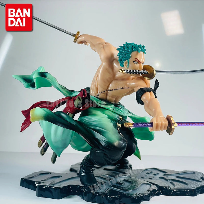 10cm Anime Figure Zoro Three-blade