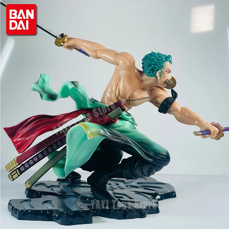 10cm Anime Figure Zoro Three-blade