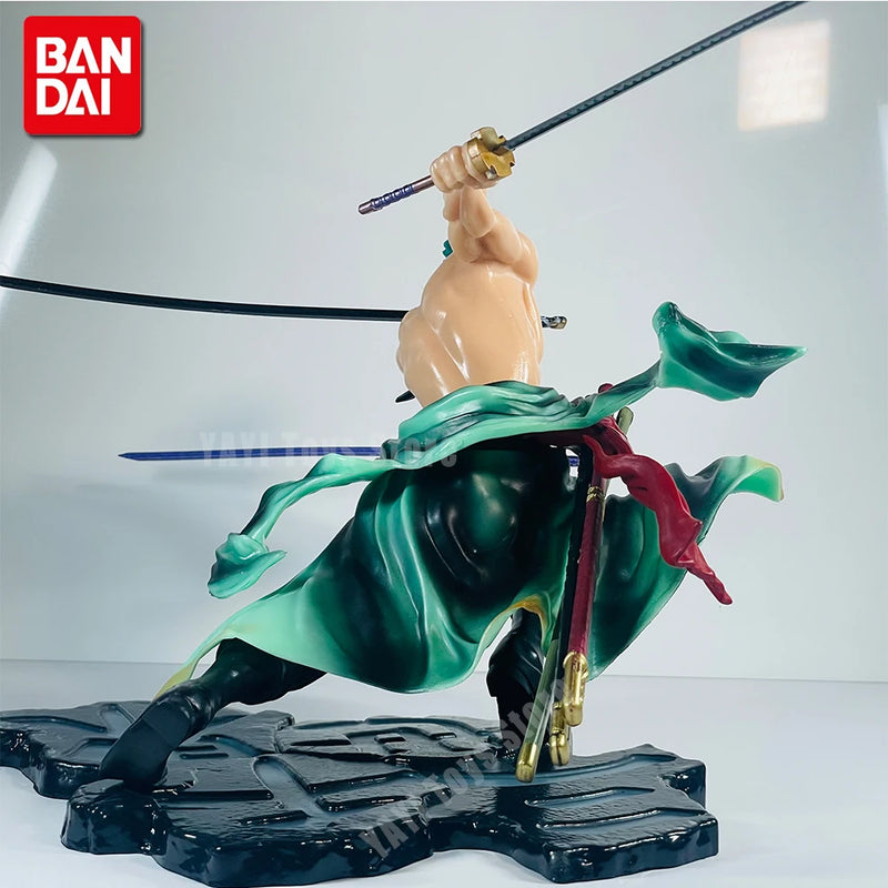 10cm Anime Figure Zoro Three-blade